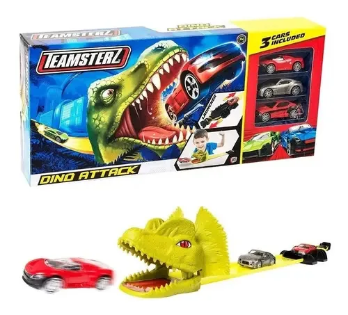 Dino Attack Track com carros Teamsterz