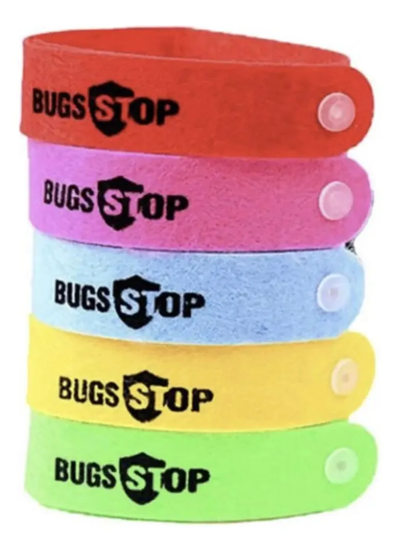 Pulseira repelente de mosquitos natural ecológica (amarela)