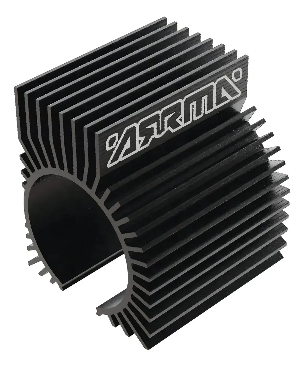 Dissipador de calor do motor Arrma Ar310883 4x4 Blx 3s, cinza/PLA