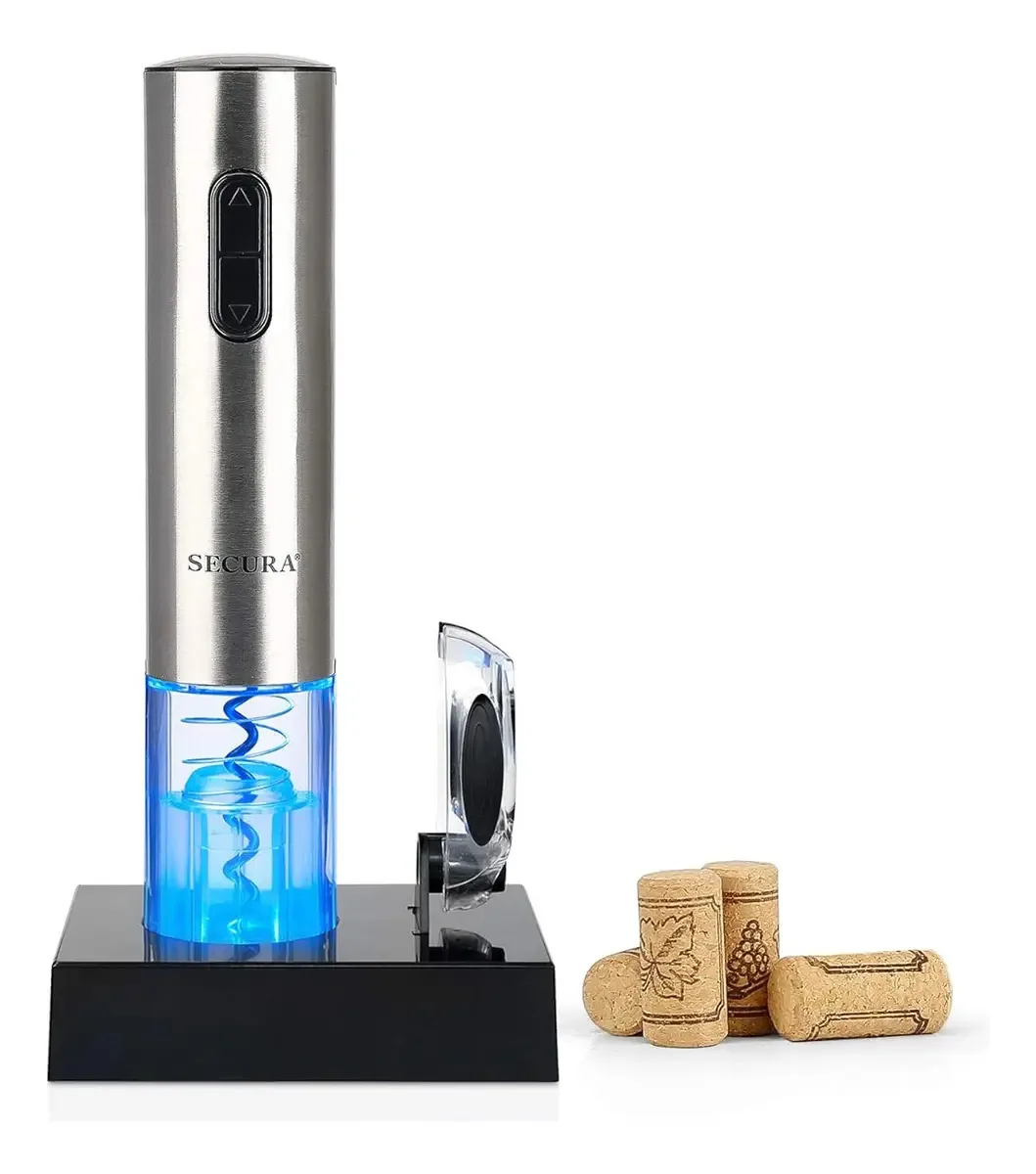 Espalhador de vinho elétrico de aço inoxidável recarregável