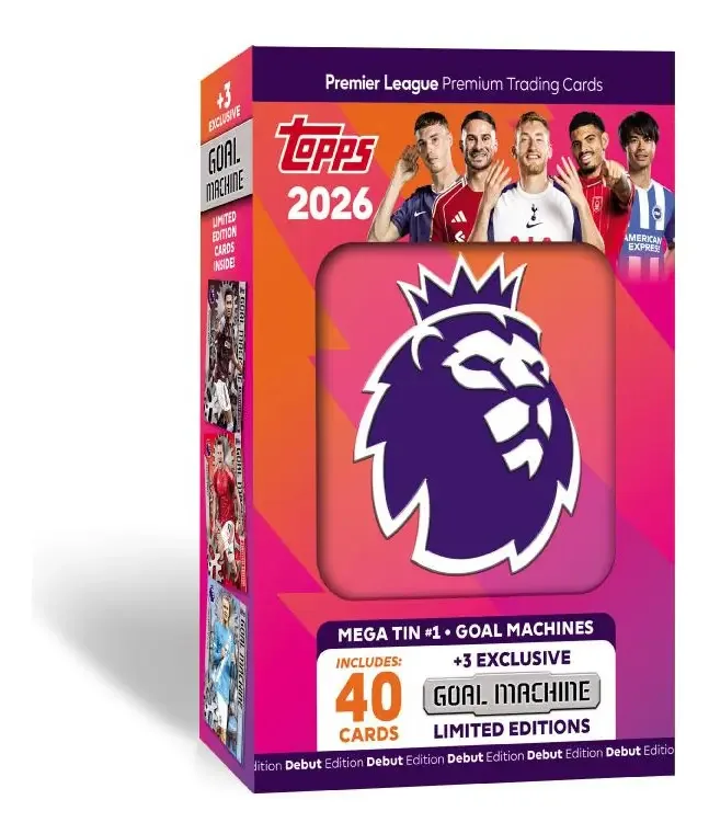 Topps Cards Premier League 2025/26 Mega Lata Goal Machines
