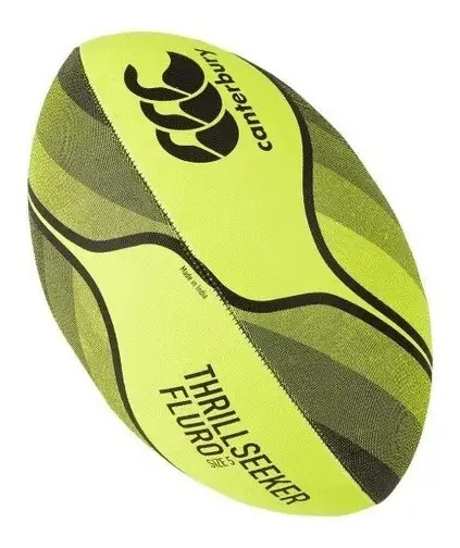 Bola de rúgbi Thrillseeker Fluor amarelo/cinza