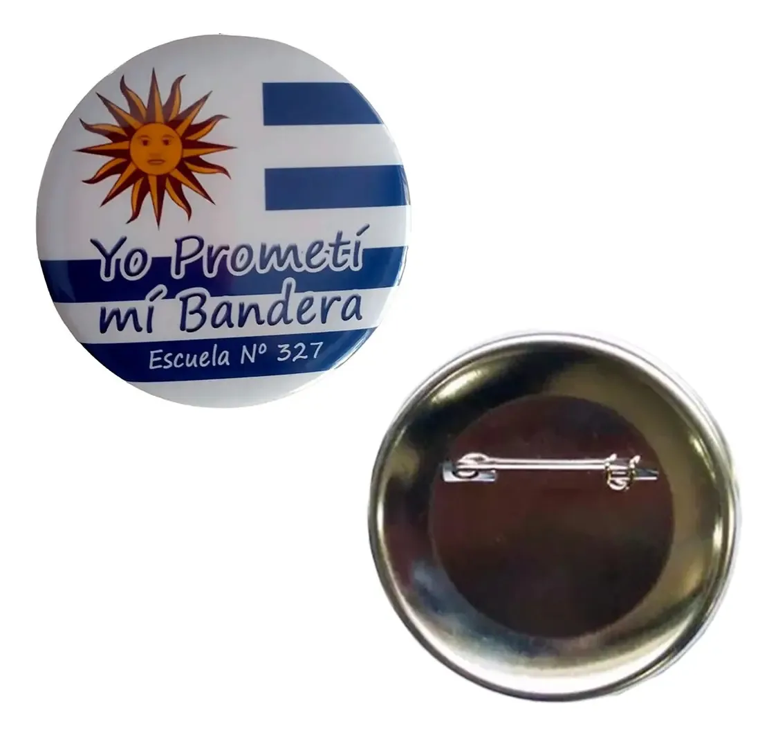 100 Pins Boton De 56 Mm Personalizados Eventos, S
