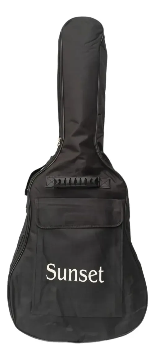Estojo impermeável e acolchoado para guitarra clássica Criolla - preto