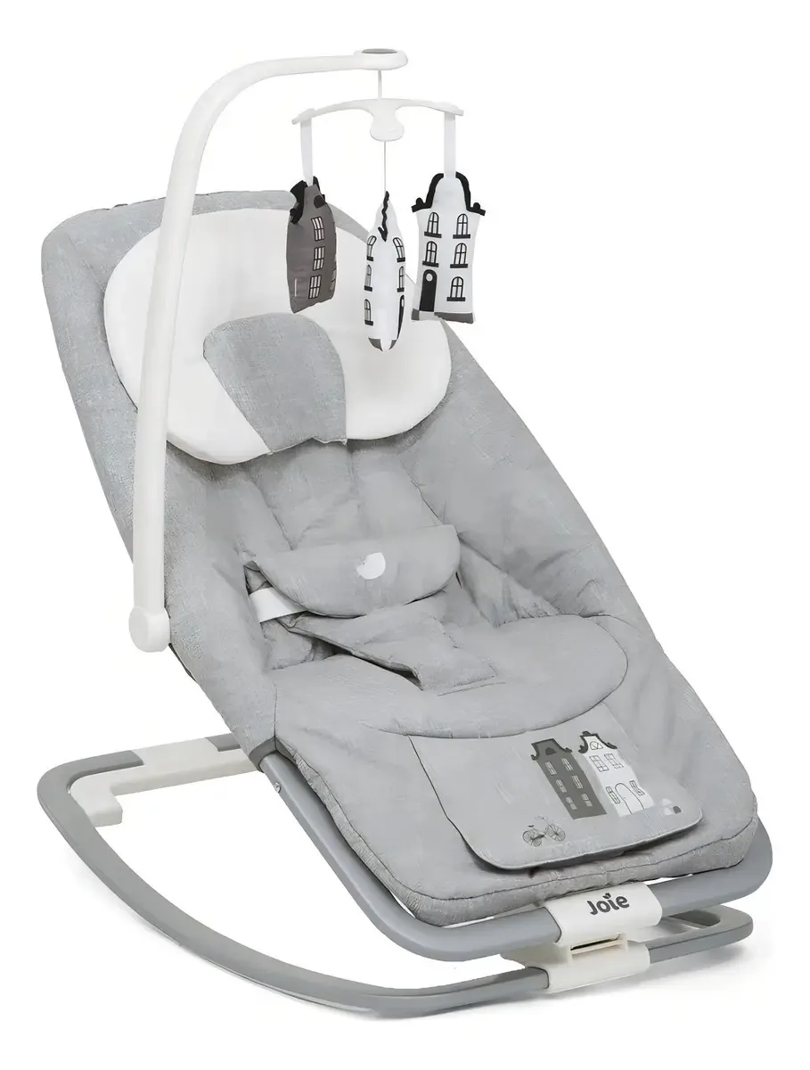 Cadeira de balanço para bebê Joie Dreamer liso petite city