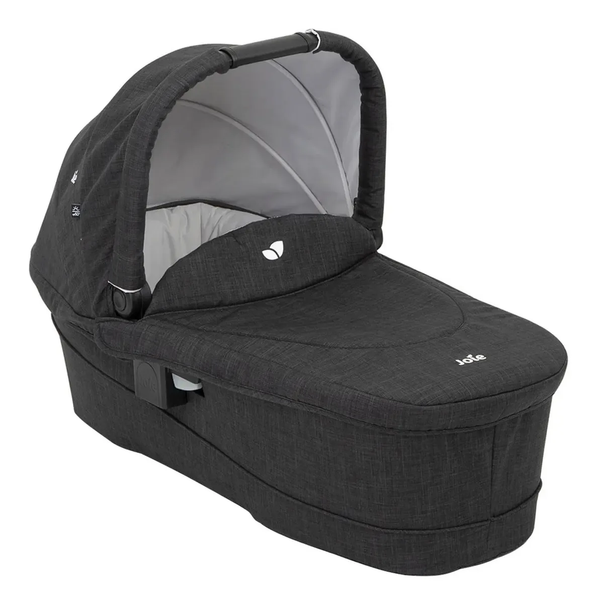 Berço Moisés Portátil Xl Pavement Recém Nascido Bebê Black