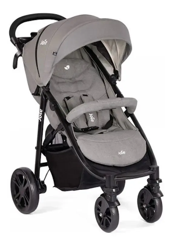 Carrinho de bebê de paseio travel system Joie Litetrax 4 travel system grey flannel