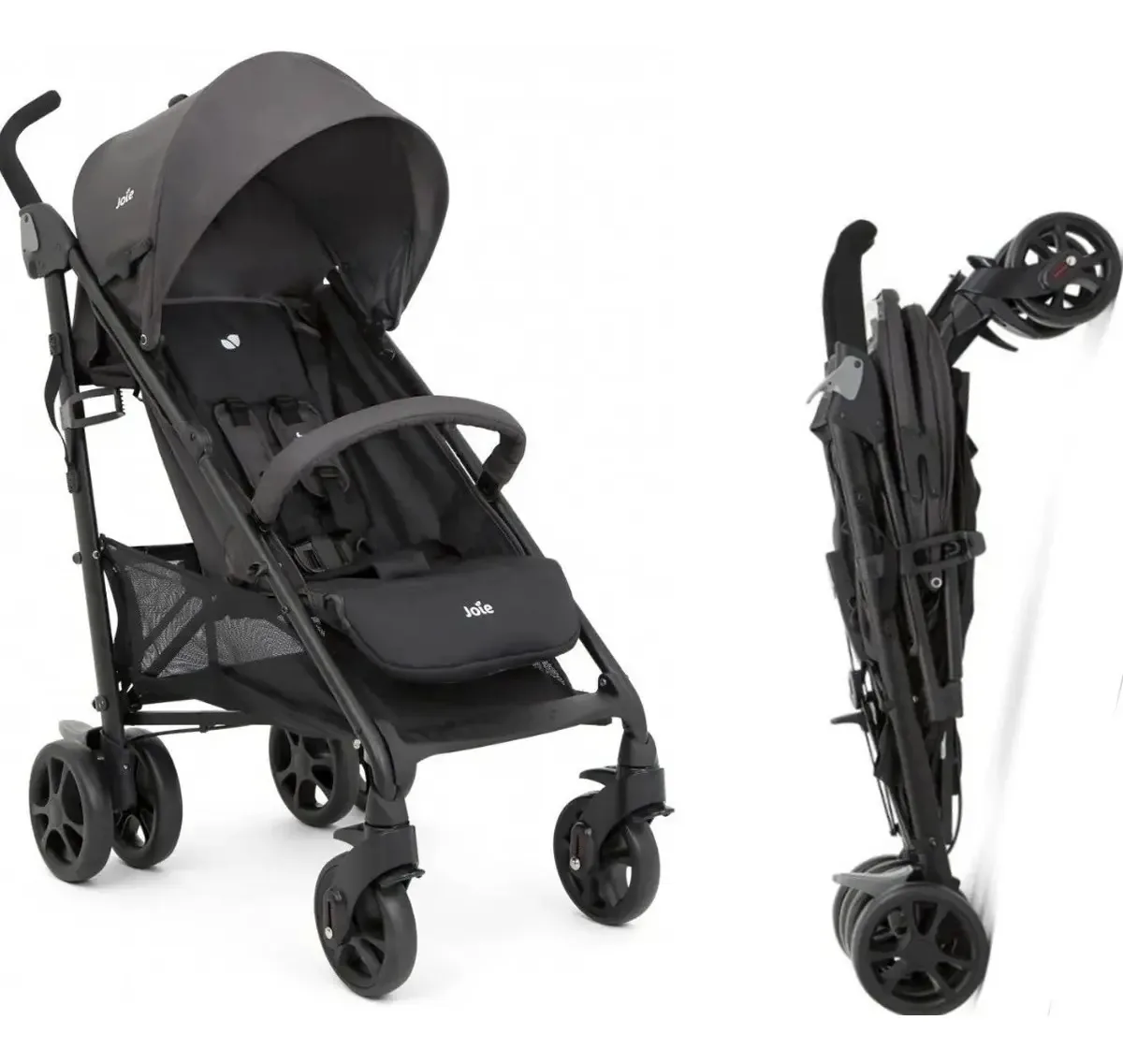 Carrinho estilo guarda chuva Joie Brisk preto