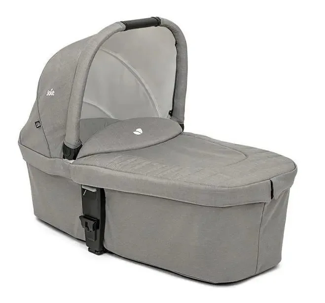 Berço Moisés Para Bebê Chrome Cc Cinza Pebble 0 A 9 Kg Joie