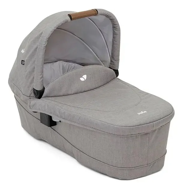 Berço Moises Ramble Xl Cinza Gray Flannel 0 A 9kg Joie