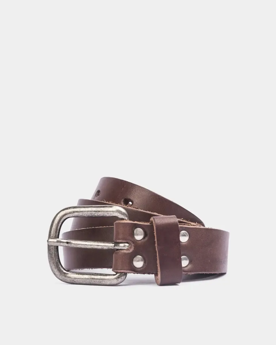 Cinto clássico de couro bovino, moda feminina, cintos de bourbon, cor marrom, tecido liso, design, tamanho 105