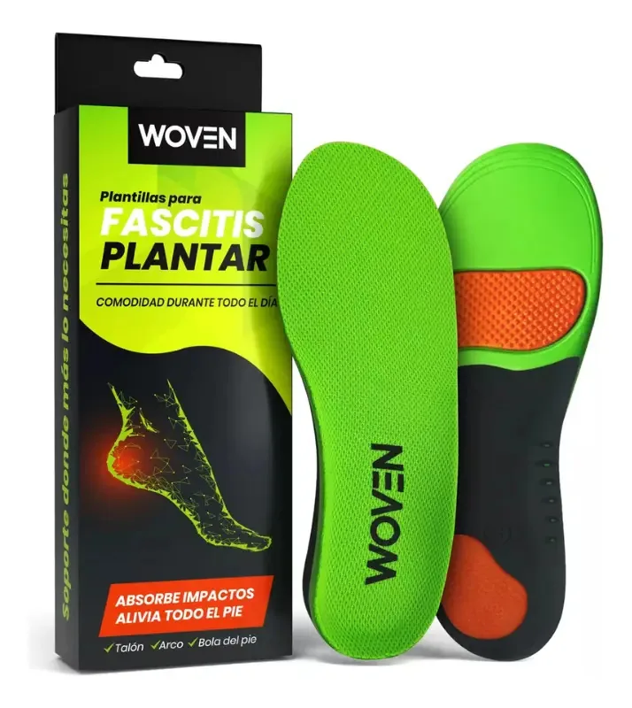 Palmilhas ortopédicas tecidas Orthorelief Pro, tamanho de alívio da fascite plantar: 45-47 L