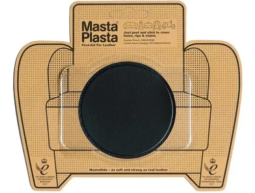 Mastaplasta - Adesivo de reparo de couro autoadesivo