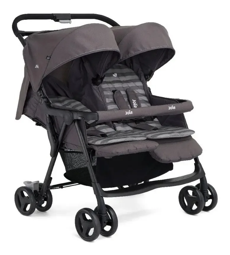 Carrinhos de bebê Twins Joie Infanti Aire Twin Color Dark Pewter Chassi Cor preta