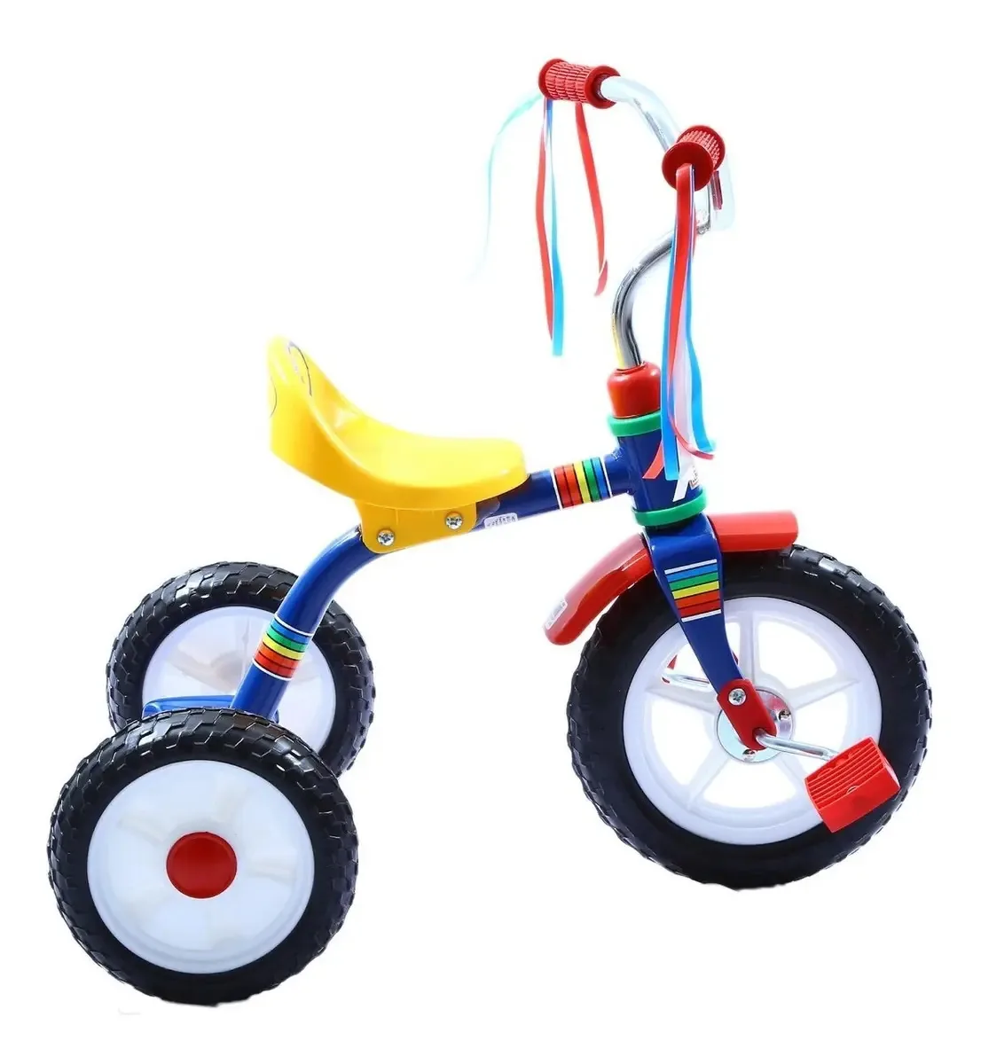 Triciclo Apache redondo de 10 cores azul