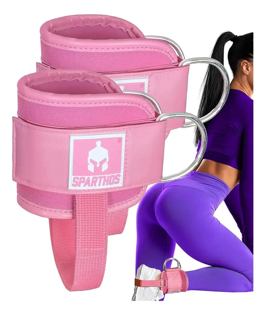 Sparthos Kickback - Tornozeleiras para Máquinas de Cabo, Acessório de Tornozelo para Treinamento em Máquina de Academia, Cabos de Peso, Acessórios de Tornozeleira para Exercício de