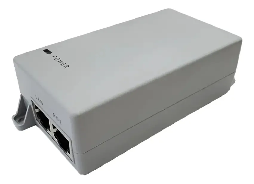 Injetor PoE passivo de montagem em parede Gigabit para C5x, da Mimosa
