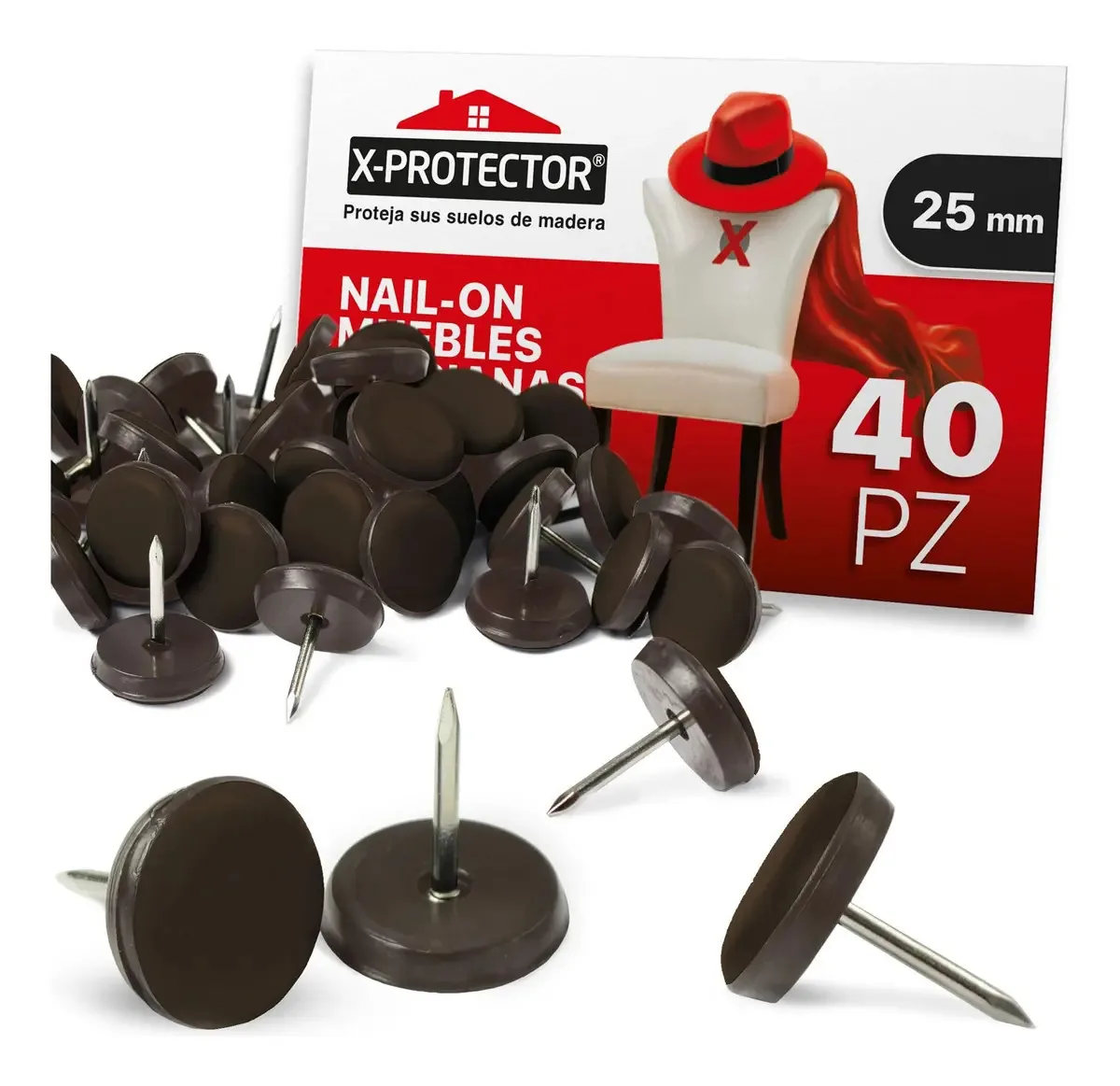 Furniture Sliders, almofadas de perna de 40 peças