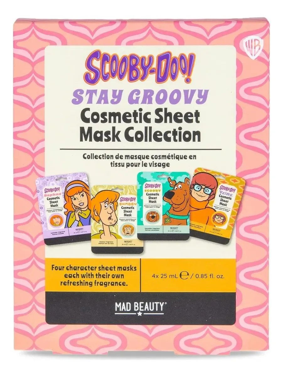 Mad Beauty Conjunto de Máscaras Faciais em Folhas Scooby-d