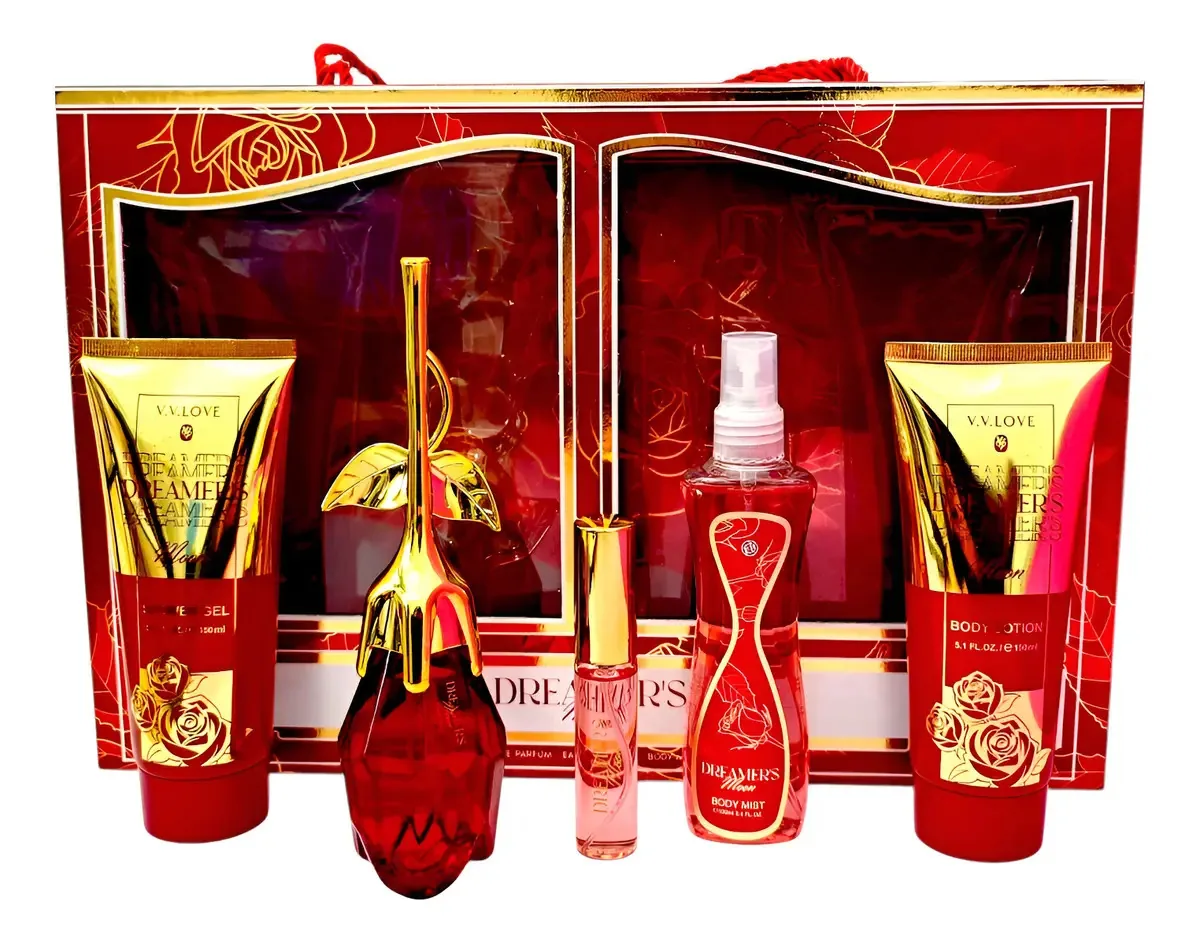 Perfumes femininos de creme de banho V.V.love Splash Setx5