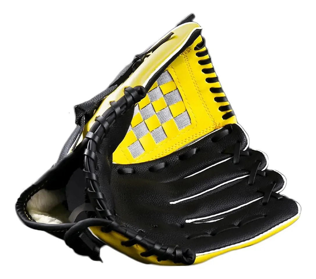 Luva de Beisebol e Softbol Luvas de Batida de Beisebol e Softbol, Luvas de Lançamento Juvenis para Crianças Luvas de Softbol Luva de Beisebol e Softbol ( Cor : Yellow , Tamanho : 10.5 Inch )