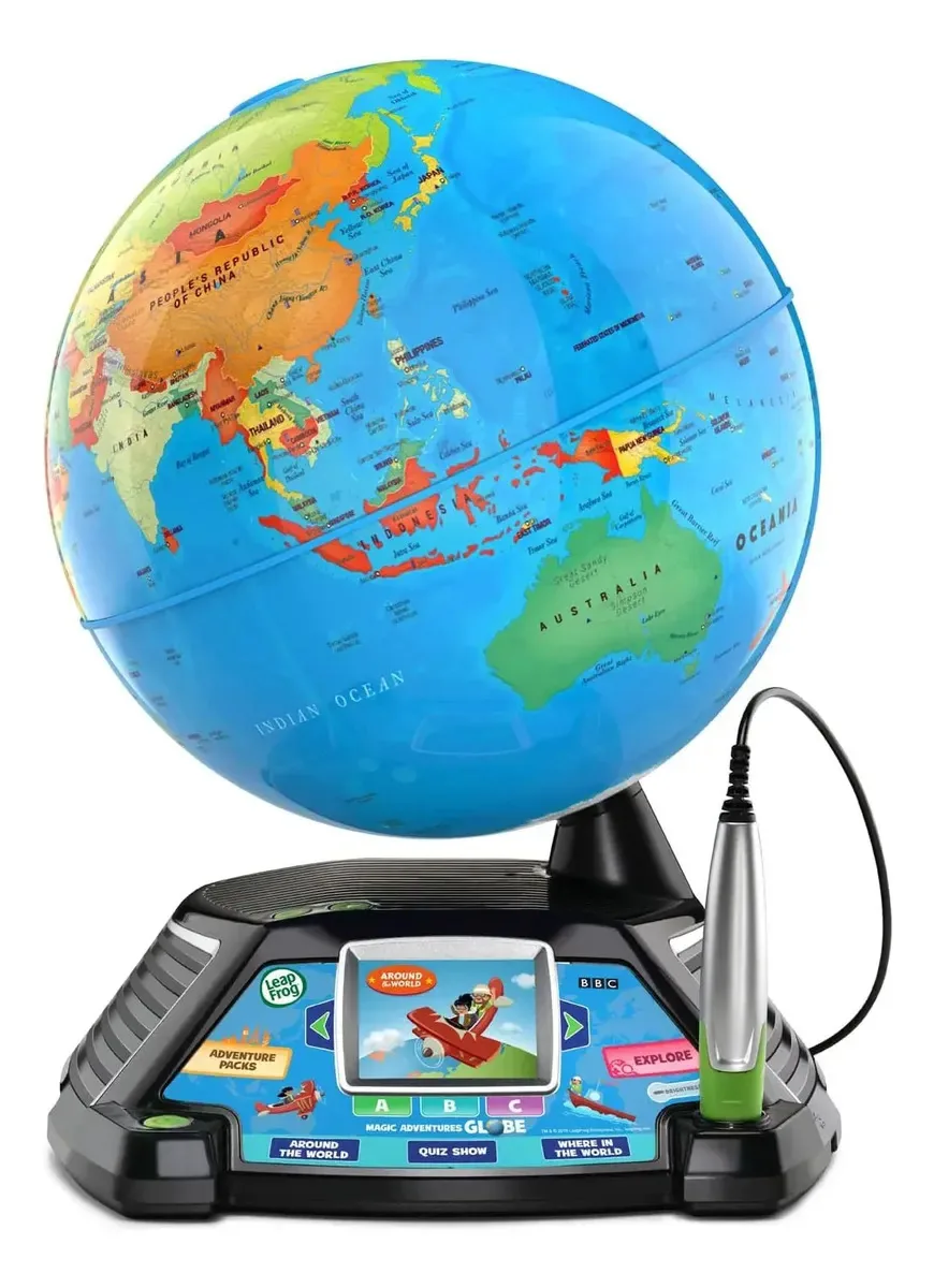 Globo educacional interativo Leapfrog - Fun Learning Blue Black
