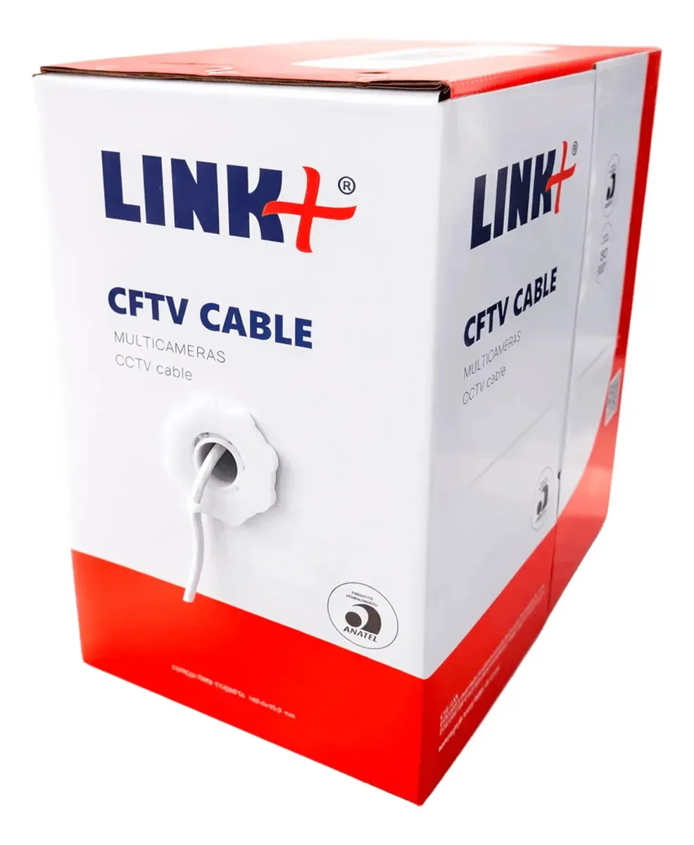 Cabo De Rede Utp Link+ Cftv 300m Certificado