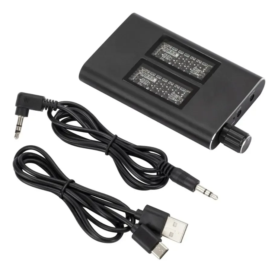 Amplificador de áudio portátil Fone de ouvido celular 2w Hifi Gk Black 2W