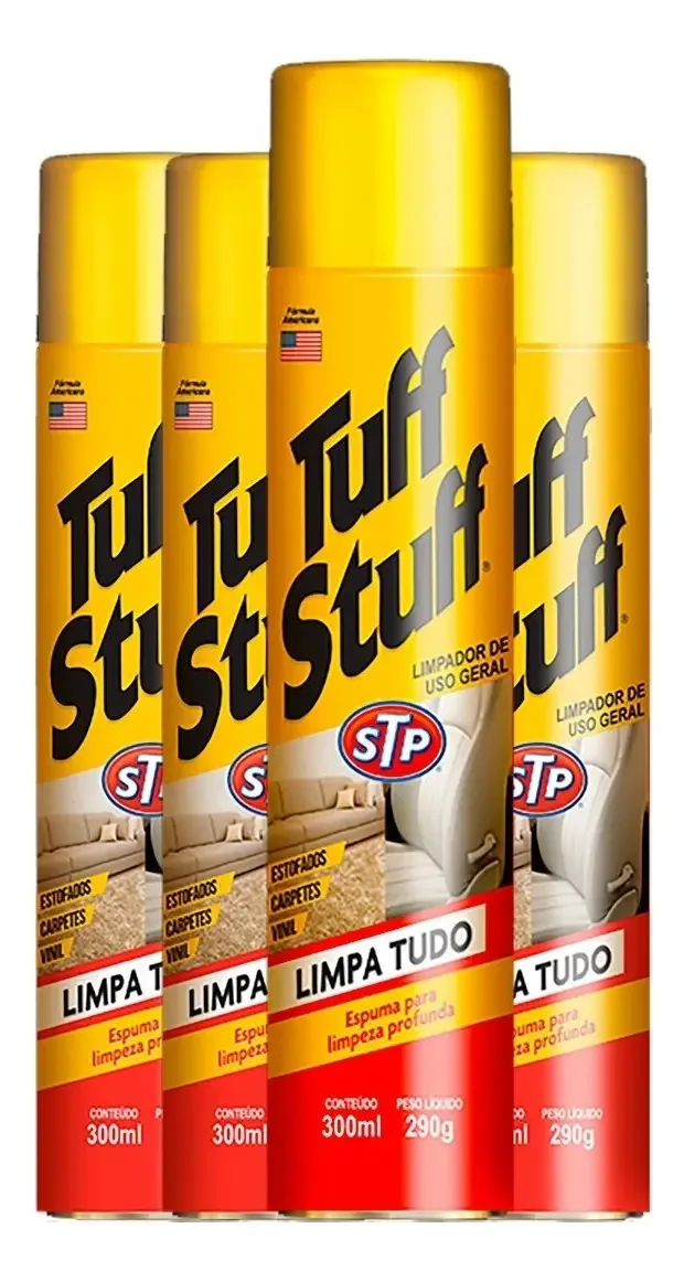 4 Tuff Stuff Espuma Limpeza Bancos Carpetes Painéis Tapetes