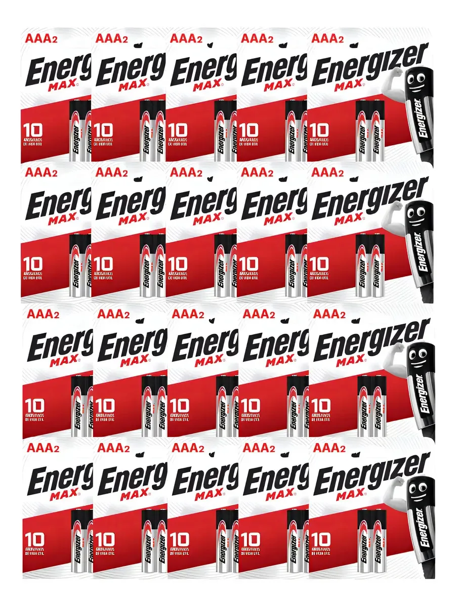 Pack De Pilhas Energizer Energizer Max Aaa - 40 Pilhas