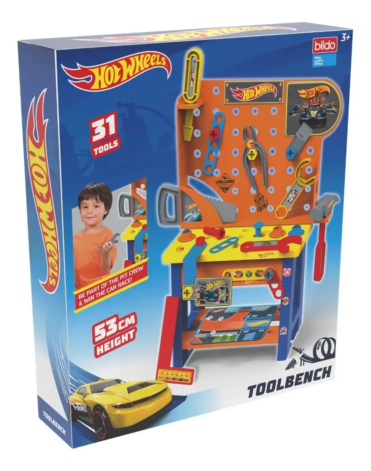 Banco de ferramentas Hot Wheels
