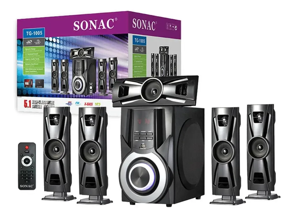 Caixas de Som RKebk TG-J5L Tamanho Promocional com LED para Casa Inteligente e Áudio Portátil