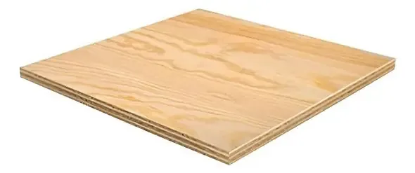 Placa de madeira tertizada 40x40 cm 9 mm Artesanato em cor natural terciária 9 mm