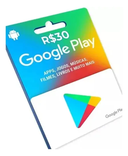 Gift Card Google Play Cartão Presente