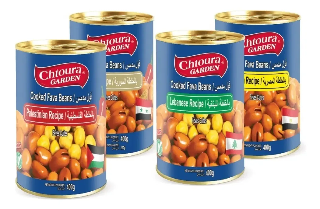 Combo Favas Em Conserva Receitas Árabes