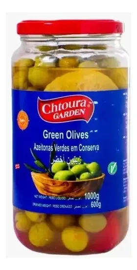 Azeitona Verde Libanesa Chtoura Garden 1000g