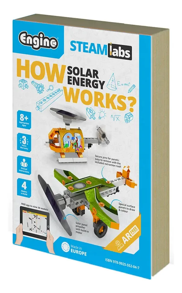 Engino Playset 29cm Steam Labs Energia Solar