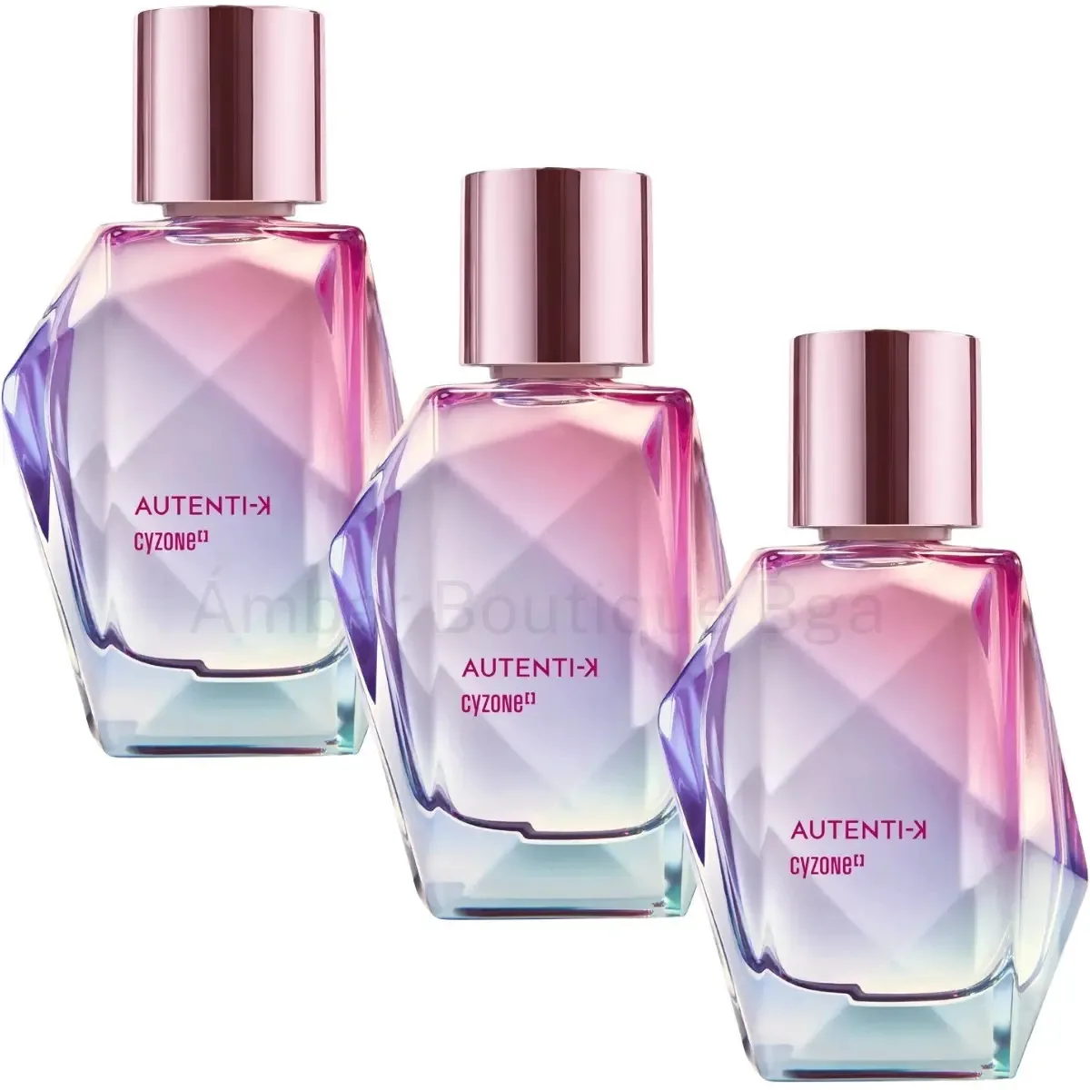 3 Perfumes femininos Autentik Cyzone