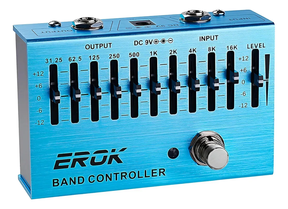Equalizador de 10 bandas para guitarra e baixo