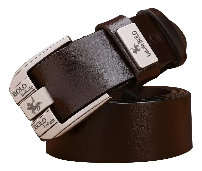 Cintos de couro bovino elegantes para homens Cintos de couro, cintos masculinos, cintos masculinos, 1 peça