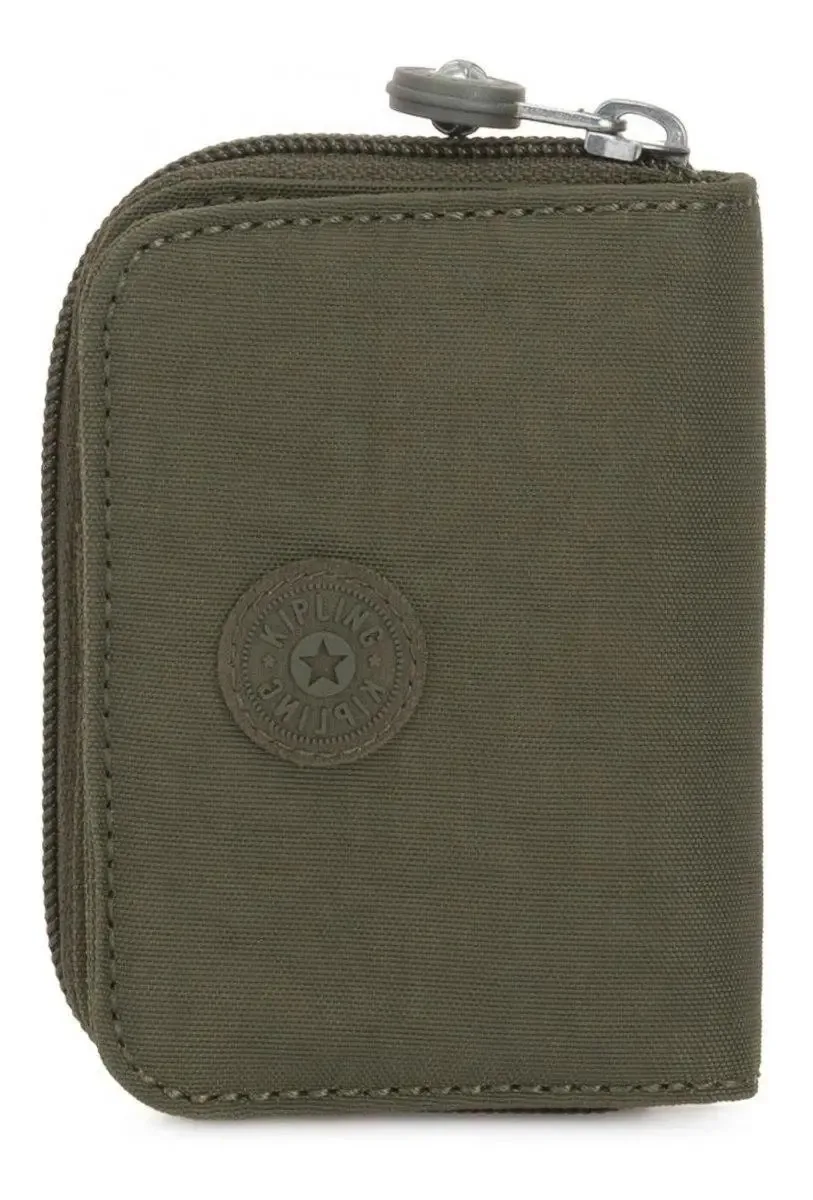 Carteira Kipling Tops jaded green c de náilon - 7.5cm x 10cm x 2.5cm