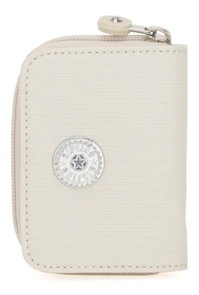 Carteira Kipling Tops dazz white de náilon - 7.5cm x 10cm x 2.5cm
