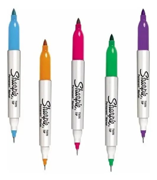 Marcador magenta Sharpie de duas pontas