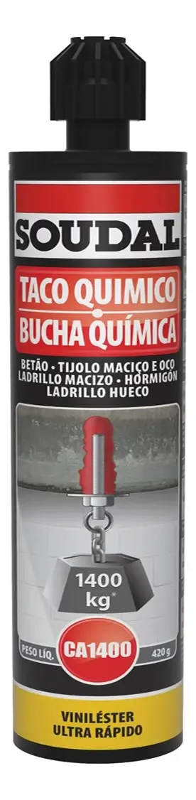 Adesivo químico de ancoragem Ca1400 Kg 280 Ml | Soudal