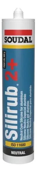 Silicone Pu Silirub Soudal 300gr