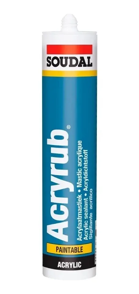 Selante acrílico branco 310ml - Soudal