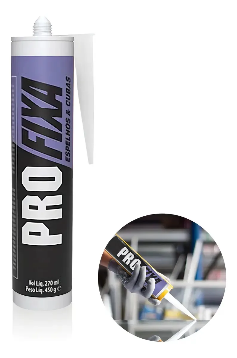 Selante Pro Pu Fixa Branco Espelhos Cubas 270ml 1 Un Pro Fixa