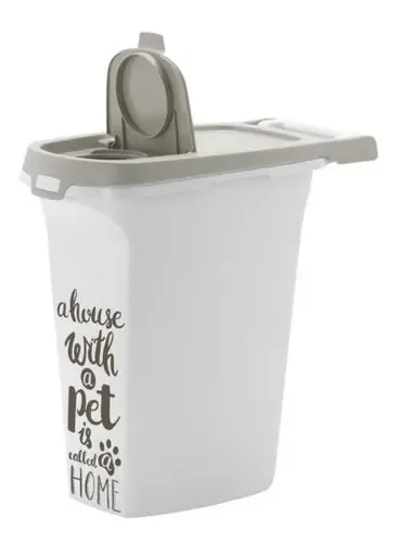 Recipiente para ração Moderna Trendy Story Pet Wisdom com design Trendy Story com capacidade para 4kg