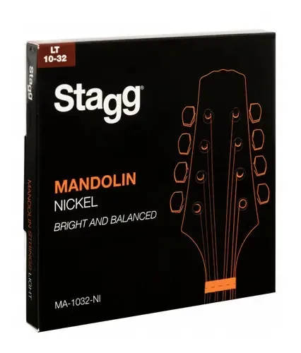 Corda de níquel Stagg Ma1032ni 010 - 032 para bandolim