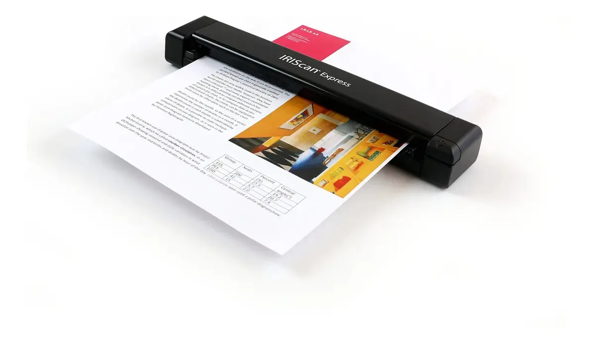Scanner colorido portátil Iriscan Express-V4 de 8 ppm: digitalizar. Cor Verde escuro